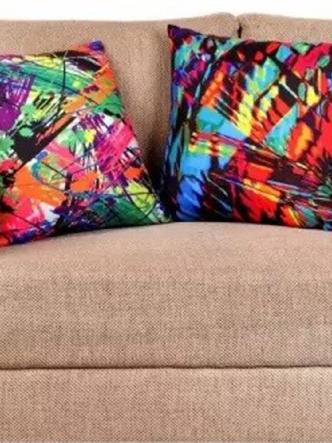 NISRAG HOME 2 Pieces Abstract Print Cushion Covers-picture-21