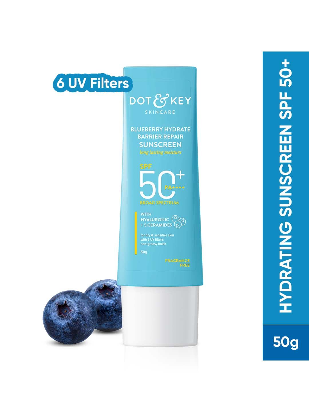 DOT & KEY Blueberry Hydrate Barrier Repair Sunscreen SPF 50+ PA++++ - 50g-picture-18