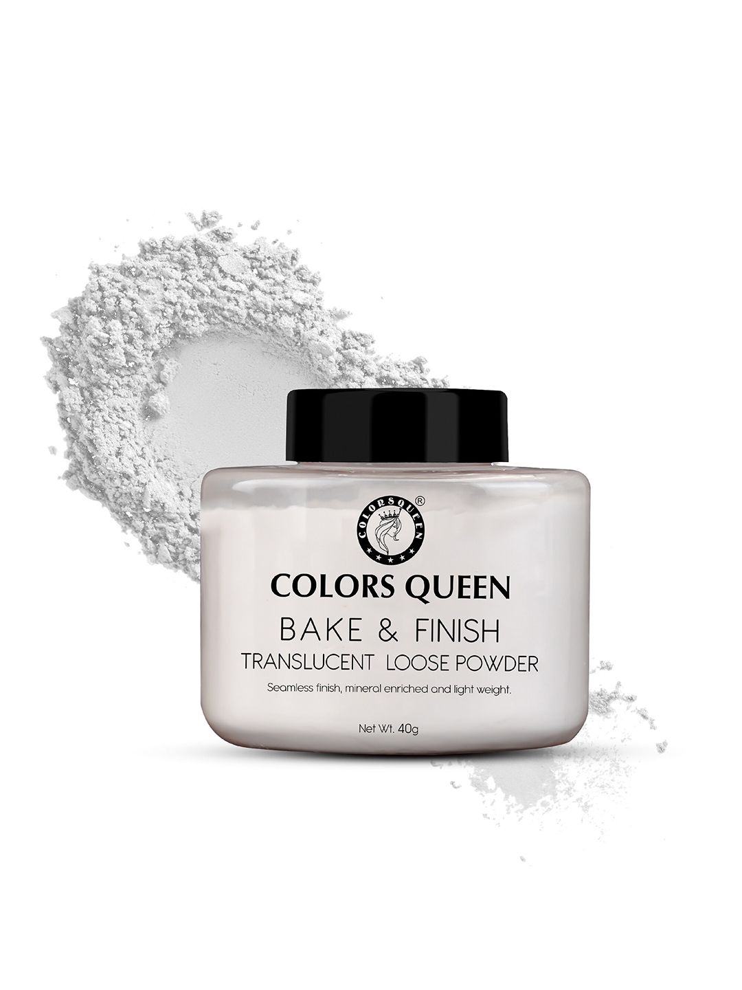 Colors Queen Bake & Finish Translucent Light Weight Loose Powder 40g - Shade 02-picture-33