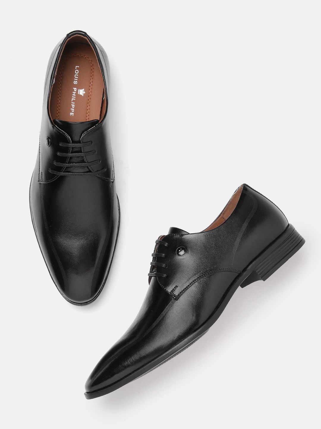 Louis Philippe Men Leather Formal Derbys-picture-43