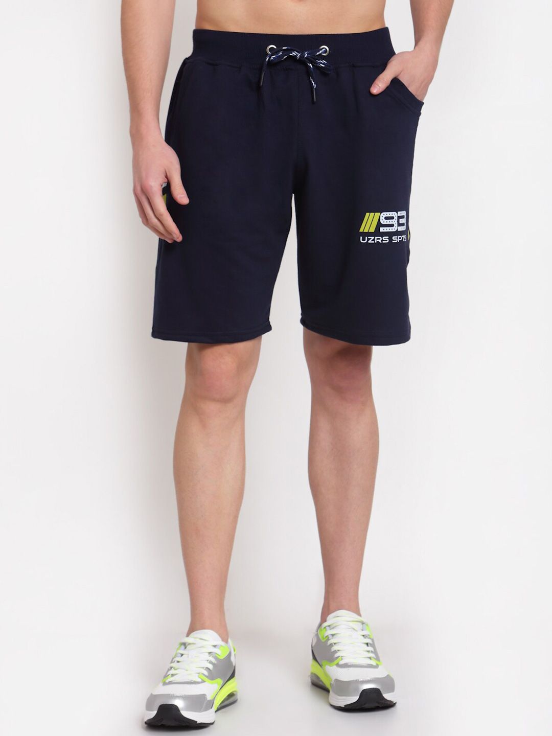 UZARUS Men Printed Cotton Sports Shorts-image-40
