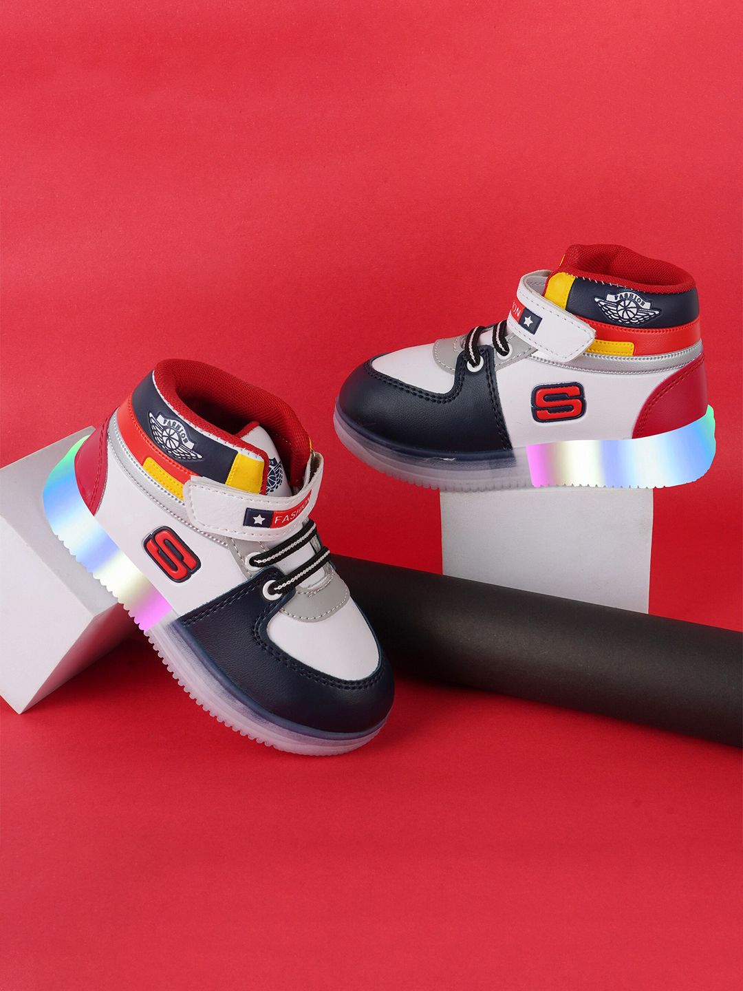 BAESD Kids Colourblocked Lightweight Sneakers-picture-16