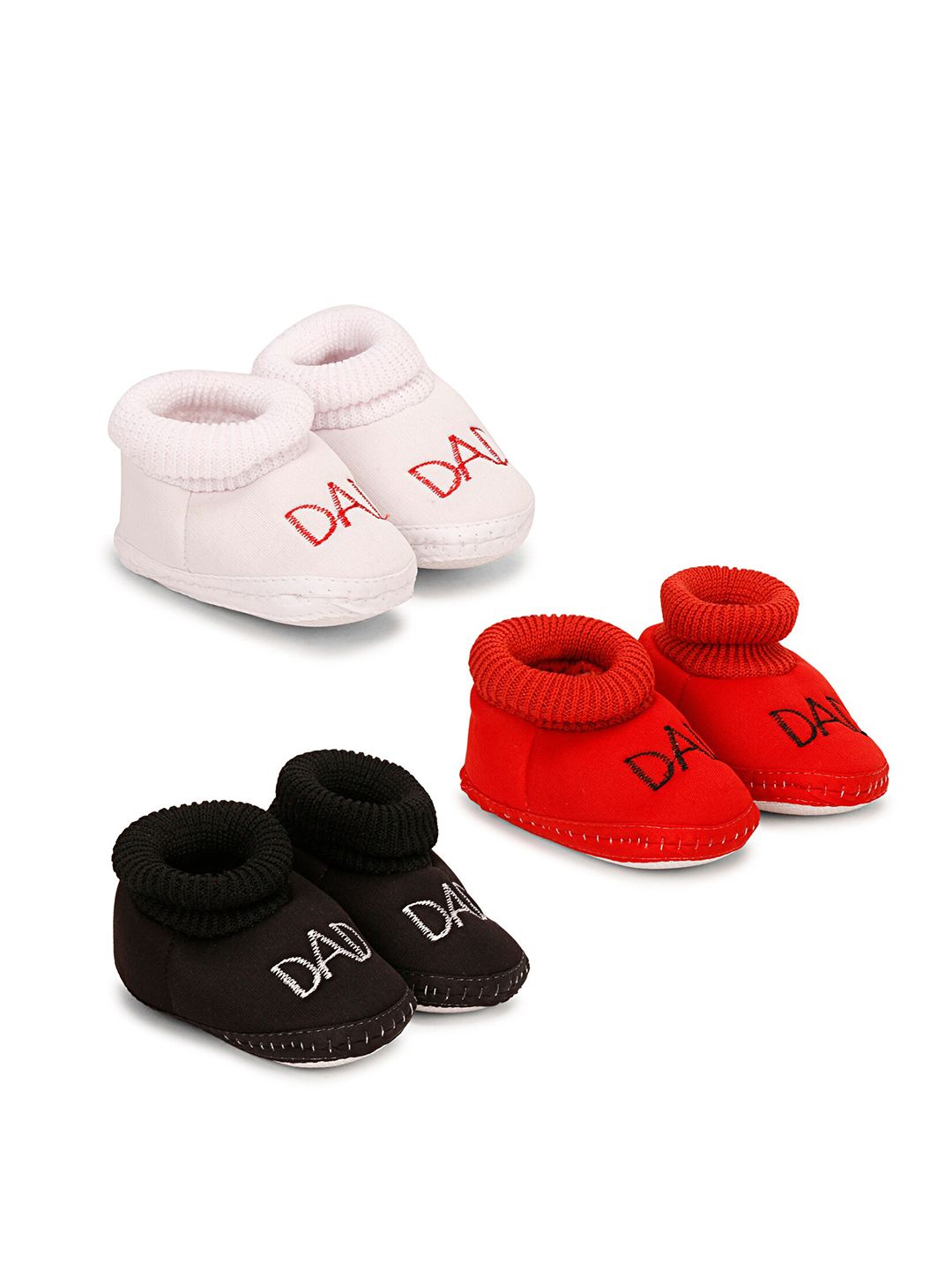 BAESD Infants Pack Of 3 Cotton Booties-picture-51