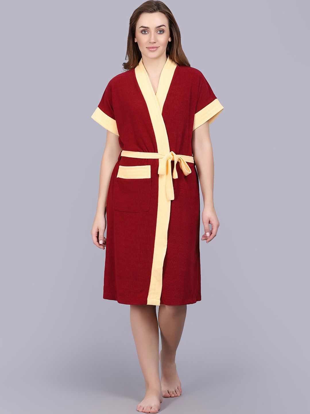 POORAK Women Terry Bath Robe-picture-20
