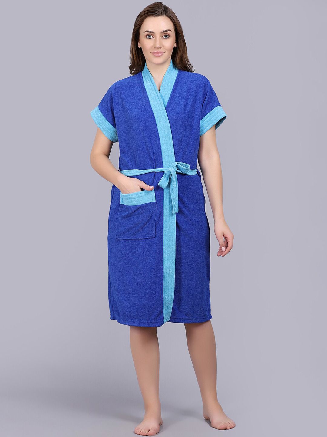 POORAK Women Terry Bath Robe-picture-23