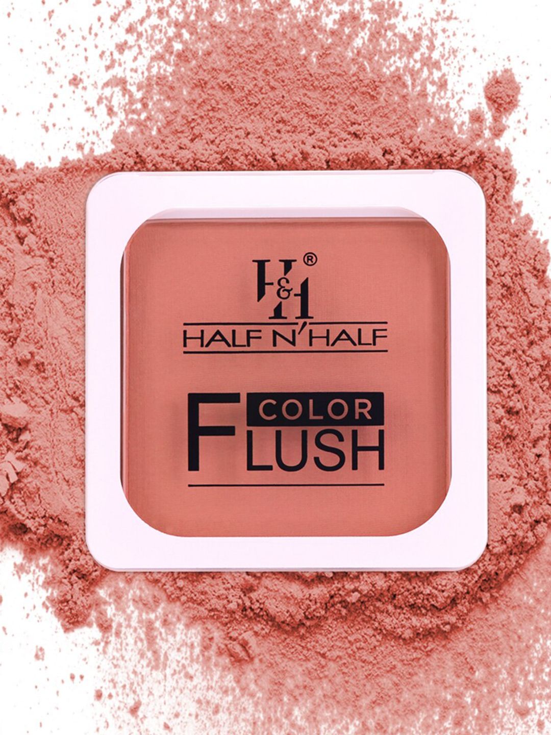 Half N Half Color Flush Long Lasting Matte Finish Blusher With Vitamin E - Nude Peach 03-picture-56