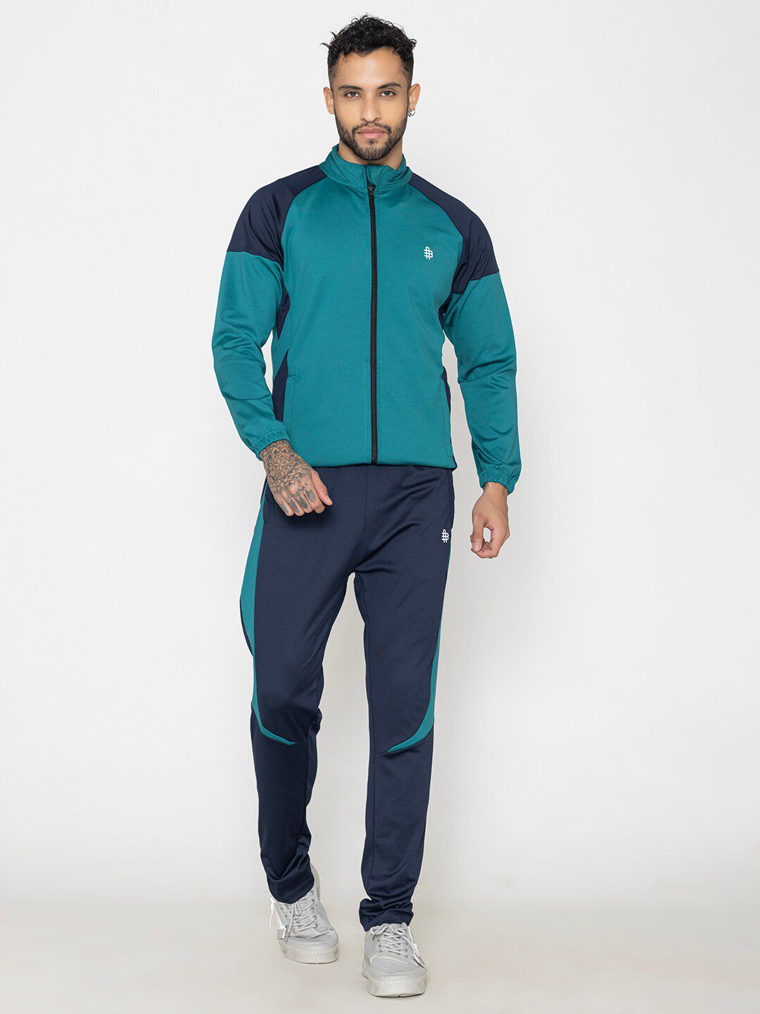 Bonjour Colorblocked Cotton Jacket & Trackpants-picture-40