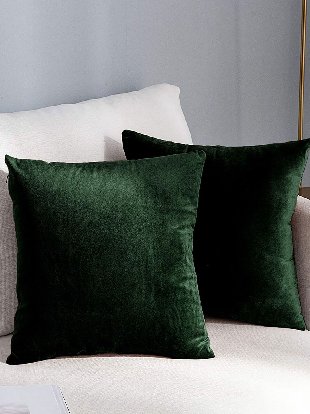 AEROHAVEN Green 2 Pcs Reversible Square Cushion Covers-picture-33