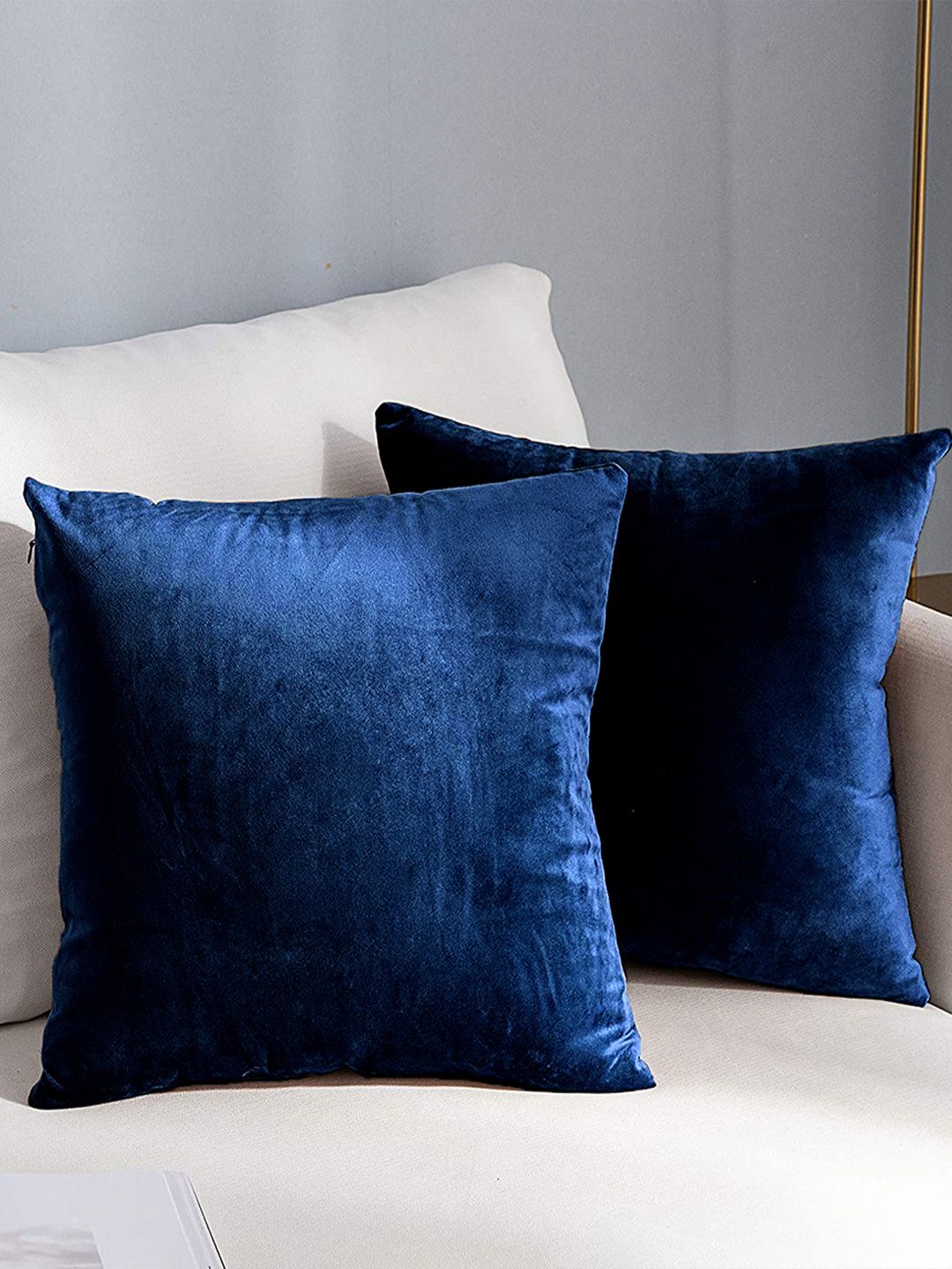 AEROHAVEN Blue 2 Pieces Square Cushion Covers-image-36