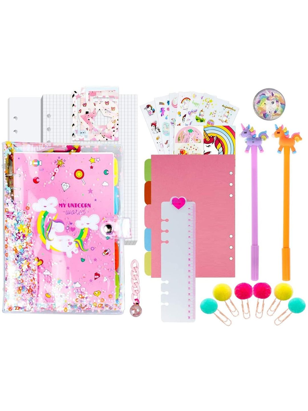 OPINA Kids 13 In 1 DIY Unicorn Diary Notebook-picture-39