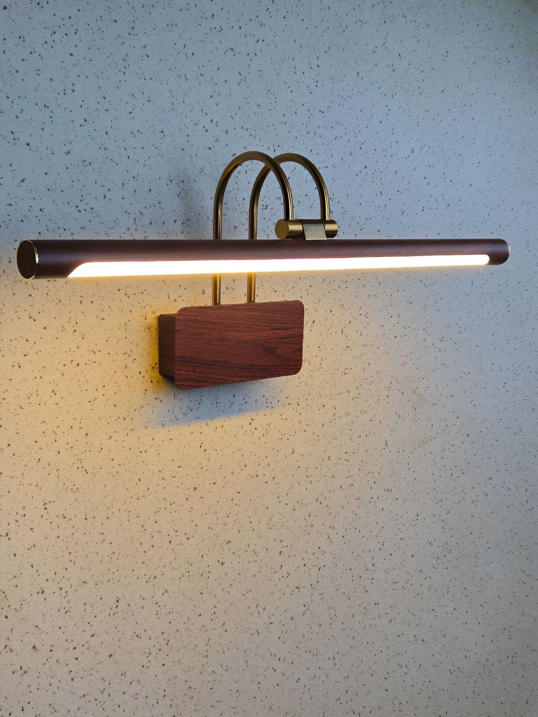 Mufasa Brown Aluminium LED Picture Mirror Light Rectangular Wall Lamp-picture-25