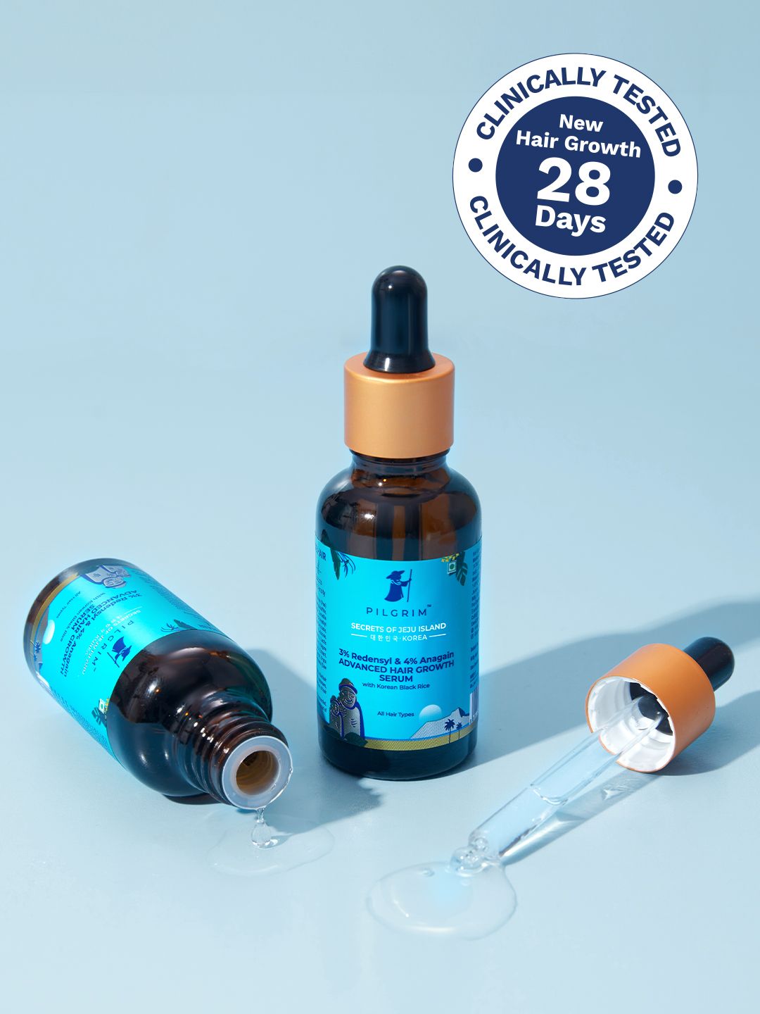 Pilgrim Secrets of Jeju Island Advanced Hair Growth Serum with Redensyl & Anagain - 30 ml-picture-52