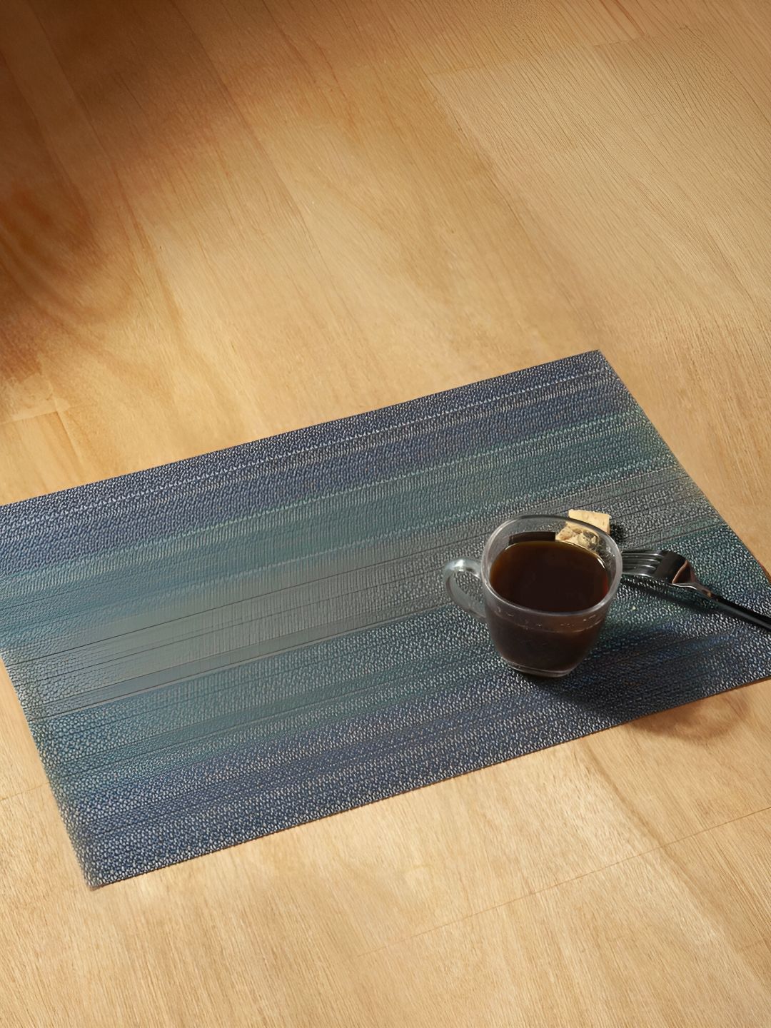 OBSESSIONS Green & Grey 6 Pieces Textured Waterproof Table Placemats-picture-27