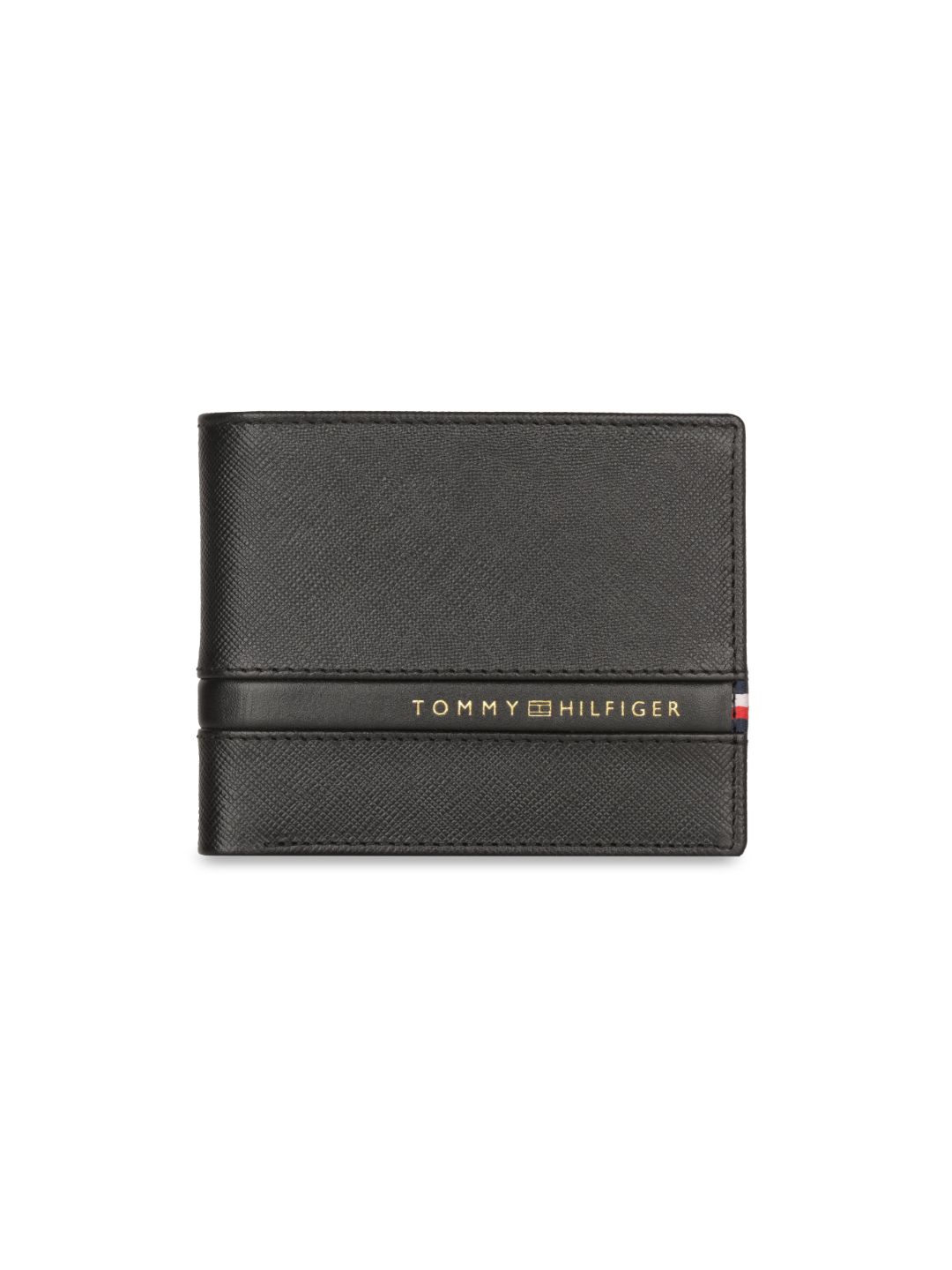 Tommy Hilfiger Brand Logo Printed Leather Two Fold Wallet-picture-17