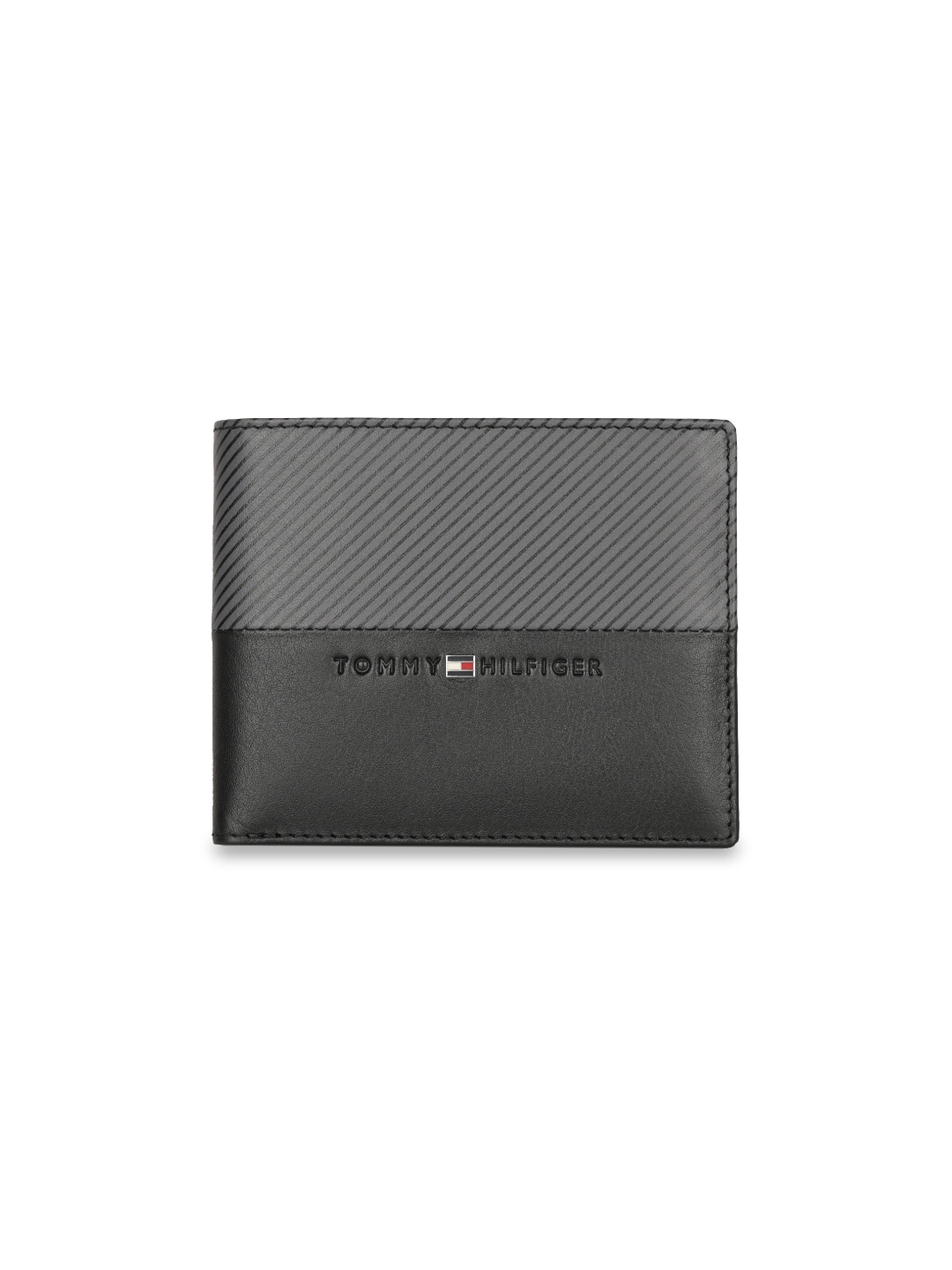 Tommy Hilfiger Colourblocked Leather Two Fold Wallet