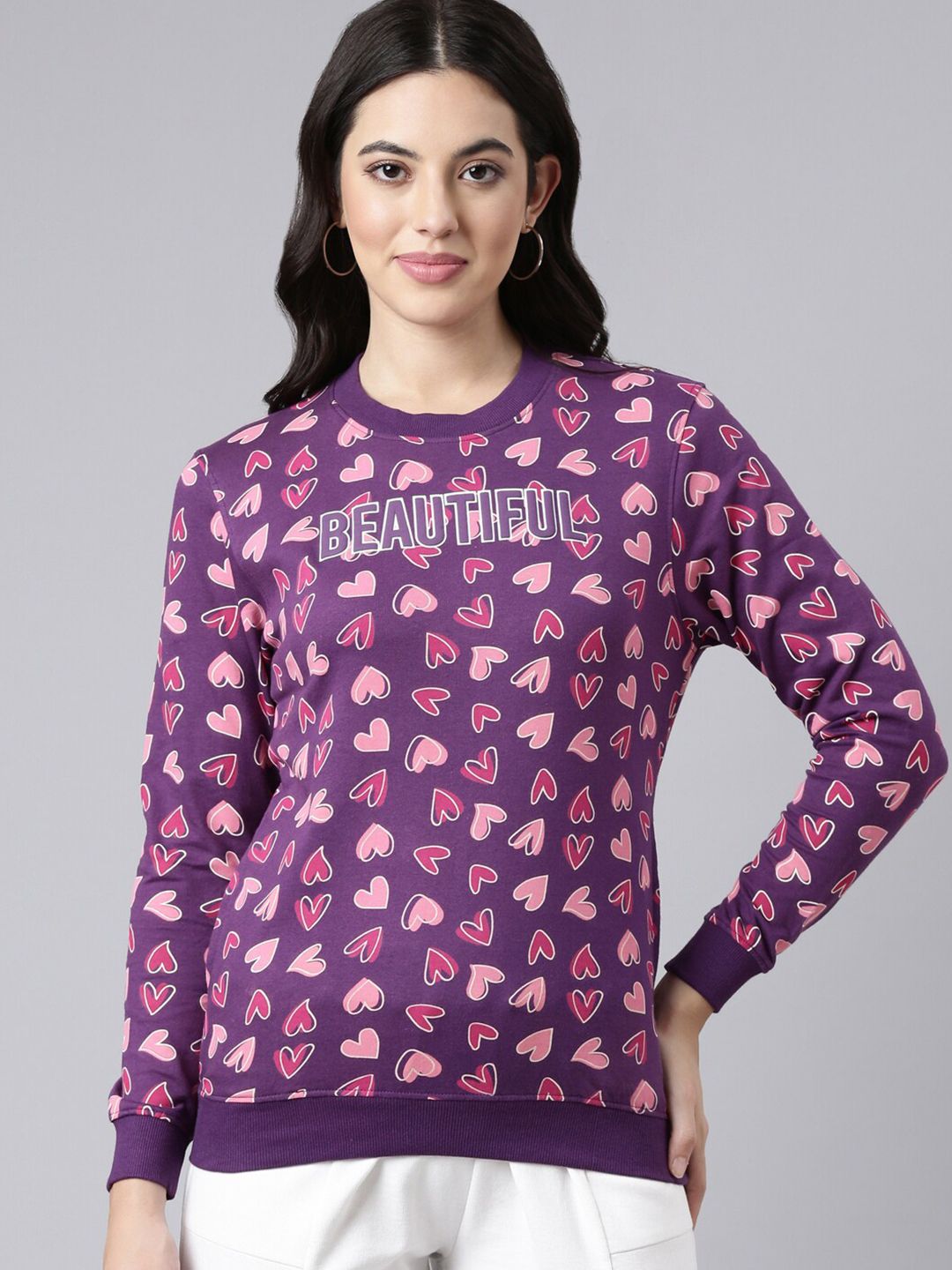 DIXCY SCOTT Slimz Floral Printed Cotton Sweatshirt-picture-10