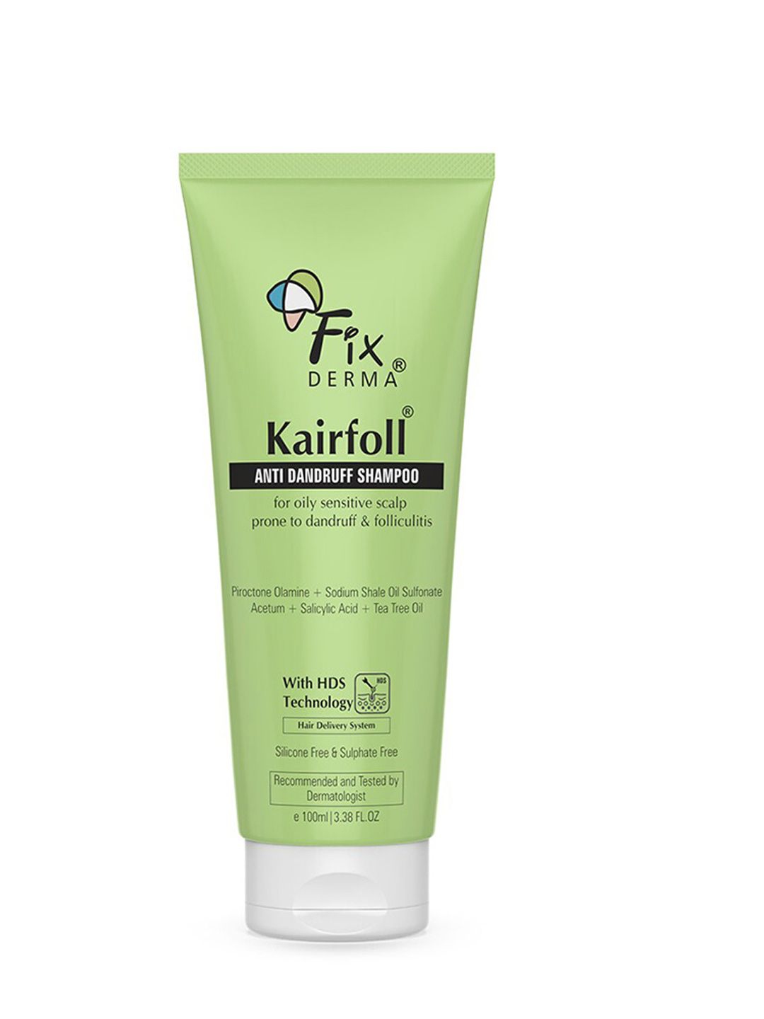FIXDERMA Kairfoll Anti Dandruff Shampoo For Oily Sensitive Scalp - 100ml-picture-27