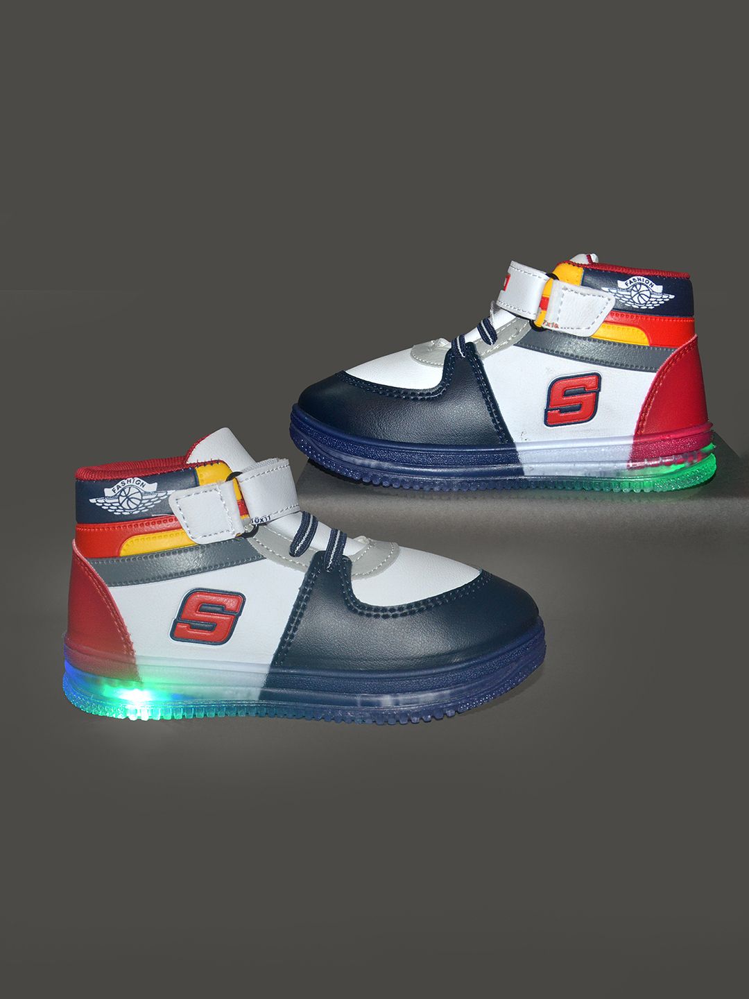 BAESD Kids Colourblocked LED Comfort Insole Sneakers-picture-13