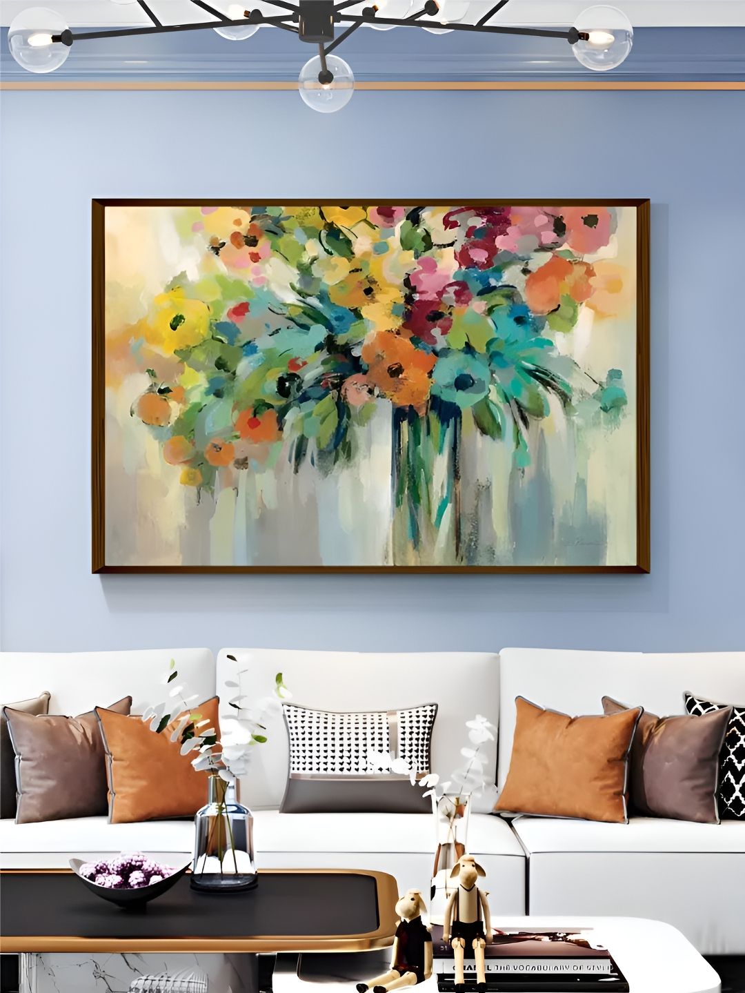 The Art House Green & Red Floral and Botanical Wooden Wall Art-picture-32
