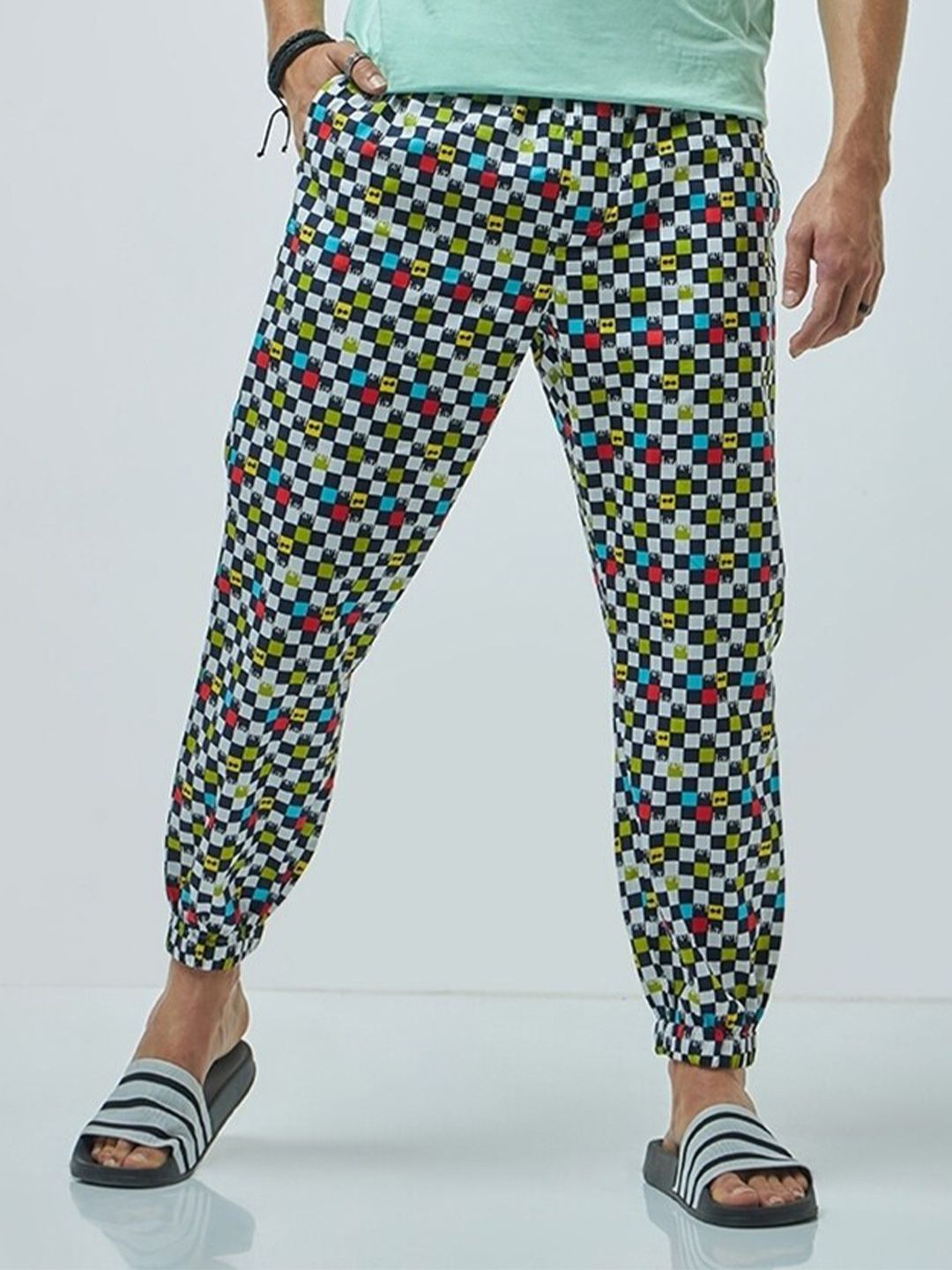 Bewakoof Printed Cotton Lounge Pants-picture-50