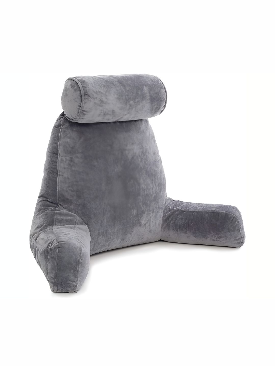 Pum Pum Grey Fibre Filled Ultra Soft Therapedic Pillow With Detachable Bolster-image-42