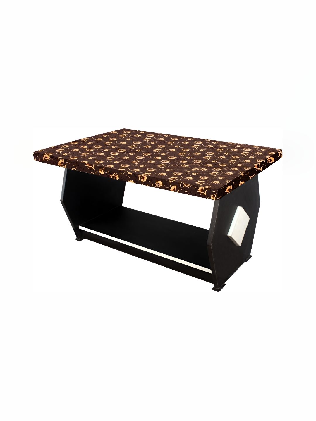 Stylista Brown Floral Printed Waterproof 2-Seater Table Cover-picture-20