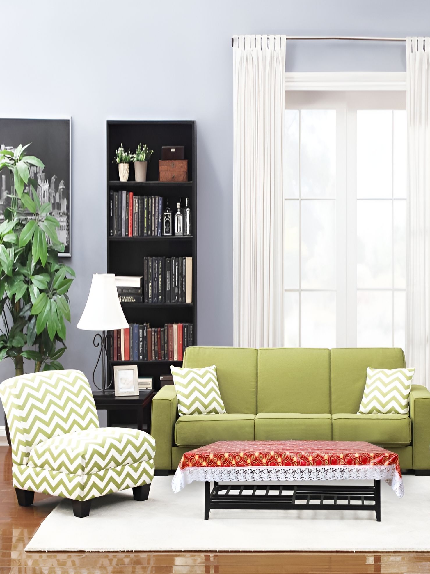 Stylista Brown & Beige Printed Waterproof 1.52 m x 1 m Rectangle Table Cover-picture-29