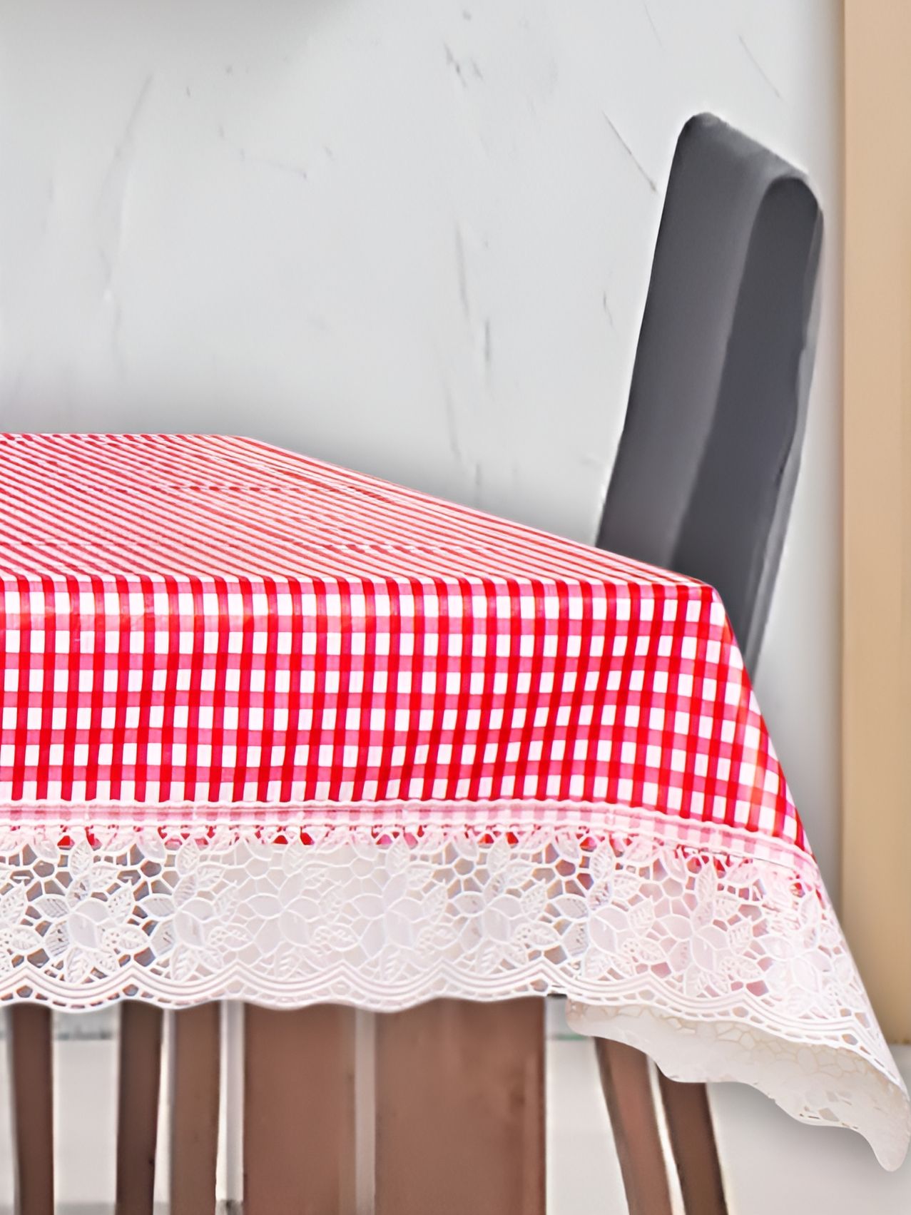 Stylista Pink Waterproof  8 Seater Table Cover-picture-16