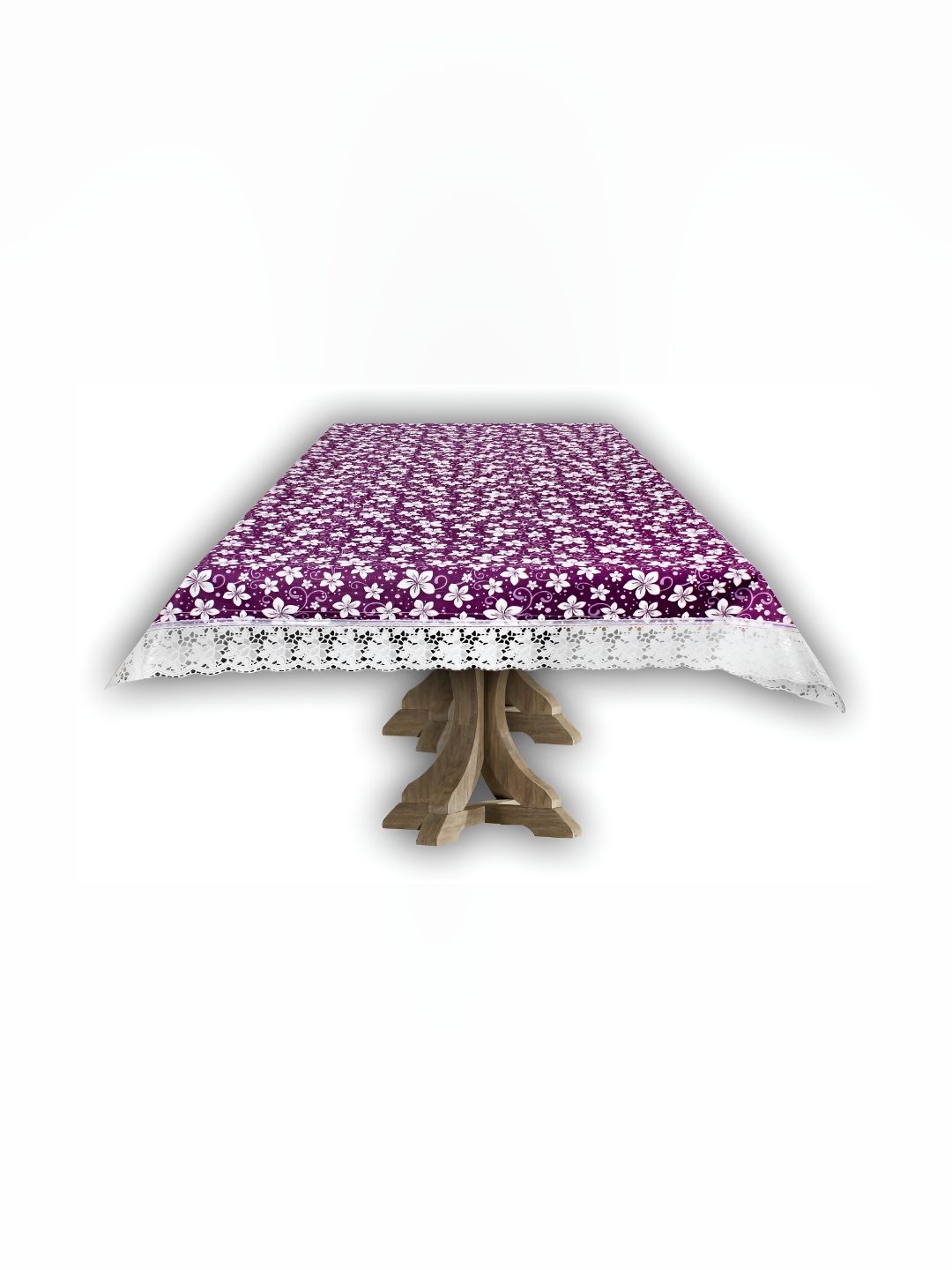 Stylista Purple Waterproof 8-Seater Rectangular Table Cover-picture-13