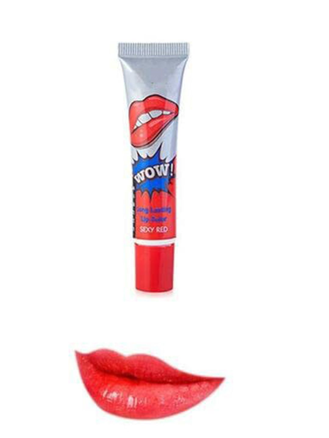 Adbeni Wow Longwear & Waterproof Glossy Peel Off Lip Color 15g - Sexy Red-image-30