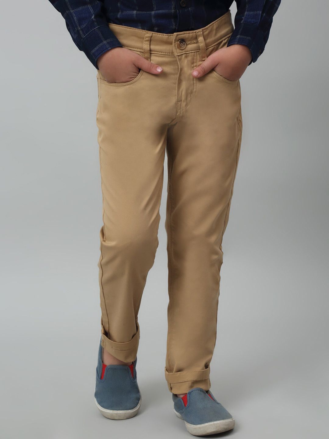 Cantabil Boys Mid-Rise Cotton Trousers-picture-20