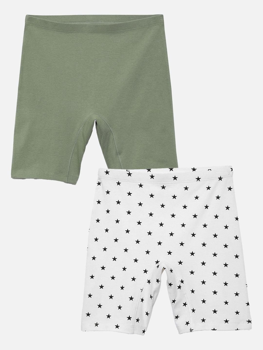 mackly Girls Pack Of 2 Geometric Printed Shorts-picture-27