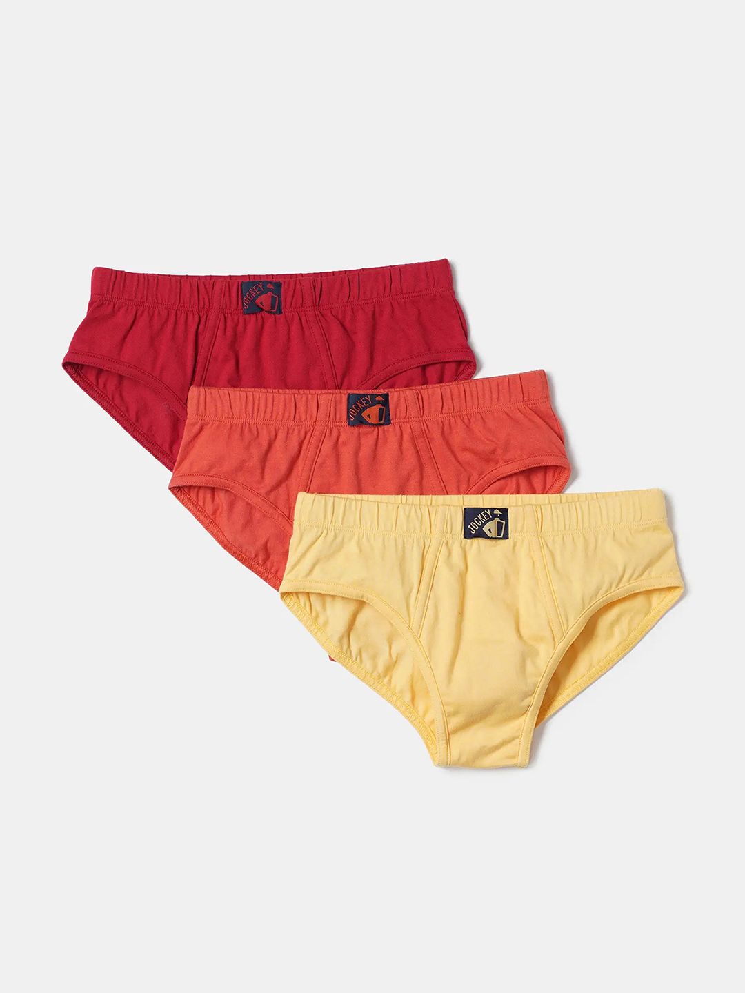 Jockey Boys Pack Of 3 Super Combed Cotton Solid Brief - 3035-picture-10