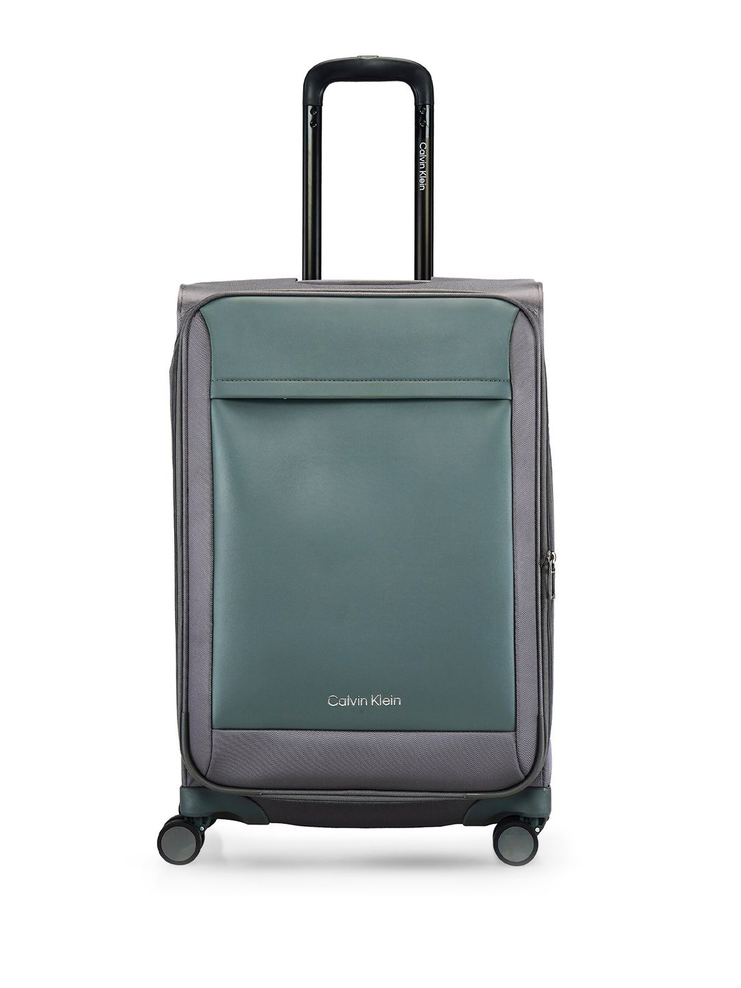 Calvin Klein Escape Textured 24 Inch 360-Degree Rotation Soft-Sided Medium Trolley Bag-picture-19