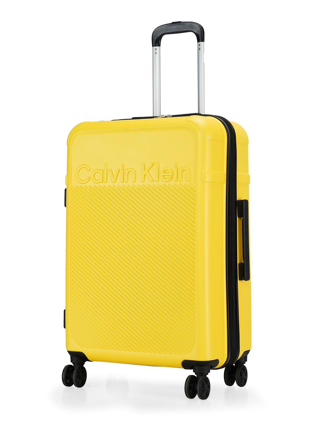 Calvin Klein Expression Textured Hard-Sided Medium Trolley Suitcases-image-14