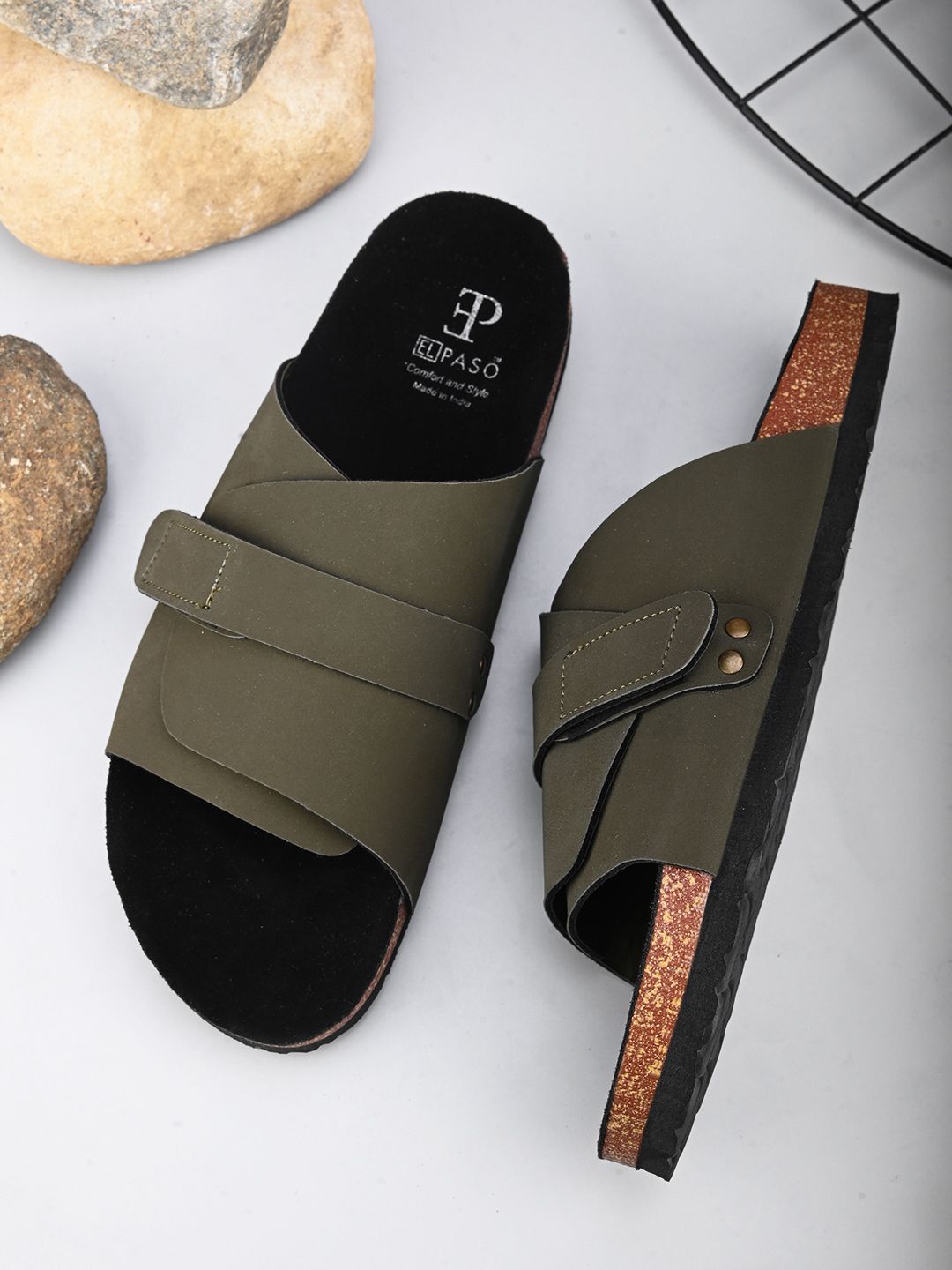 El Paso Men Slip-On Comfort Sandals-picture-18