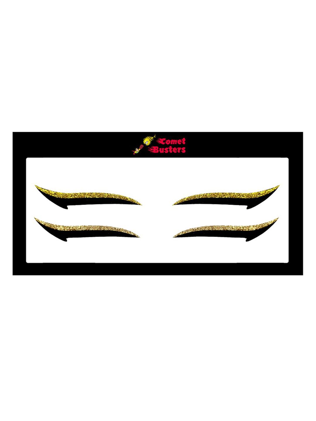 Comet Busters Glitter Eyeliner Sticker - Gold 050-picture-33