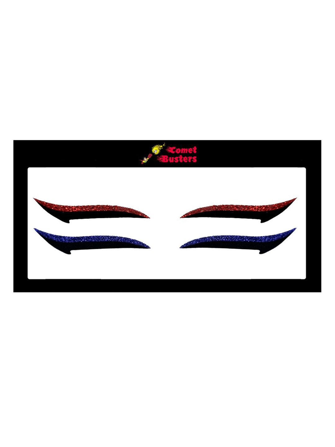 Comet Busters Glitter Eyeliner Sticker - Red-Blue 046-picture-41