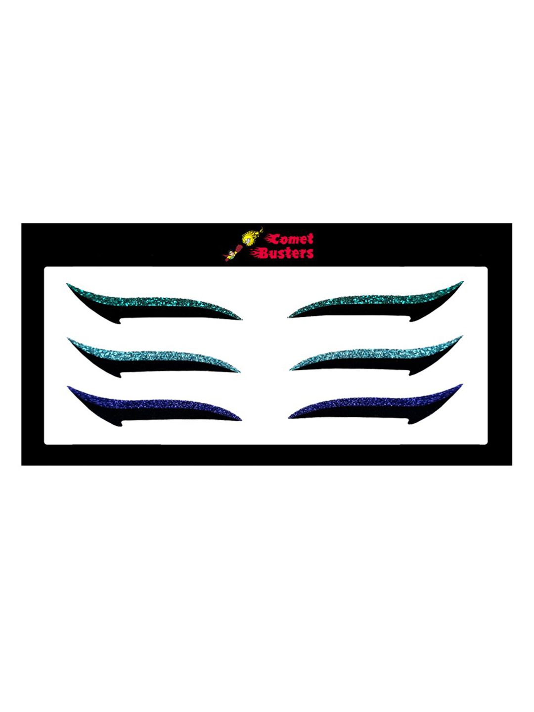 Comet Busters Glitter Eyeliner Stickers - Blue 051-picture-12