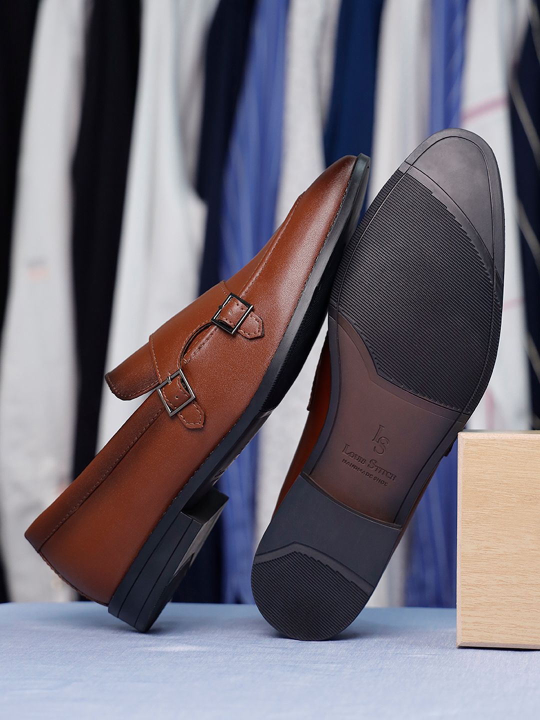 Men Leatherette Slip On Formal Shoes-image-6