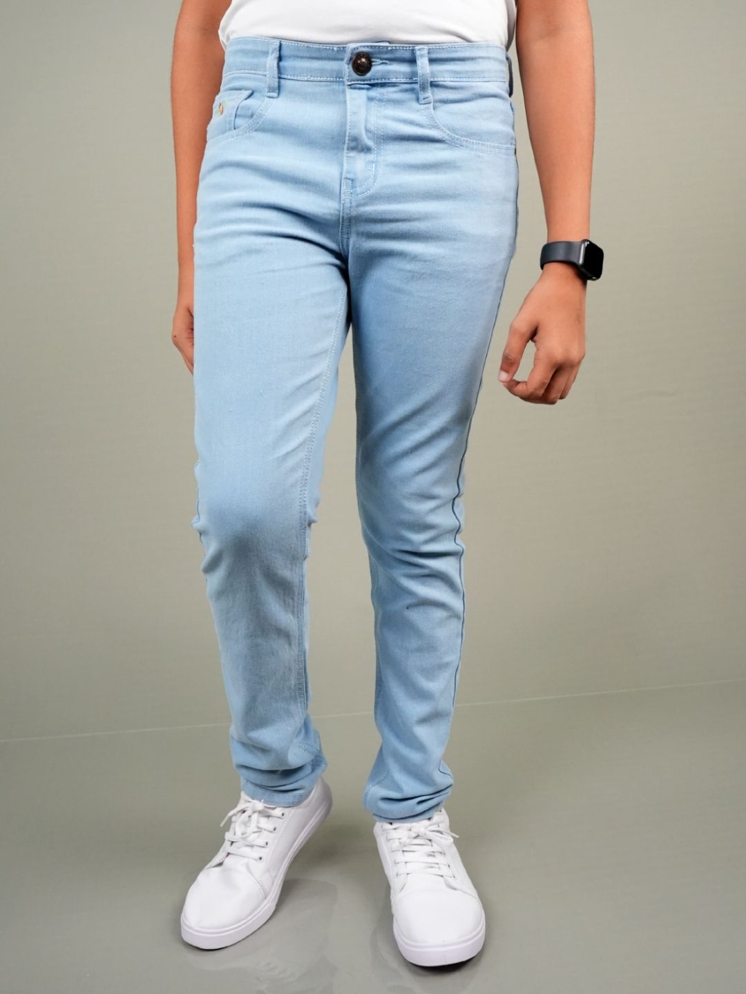 Knit N Knot Boys Mid Rise Stretchable Cotton Jeans-image-13