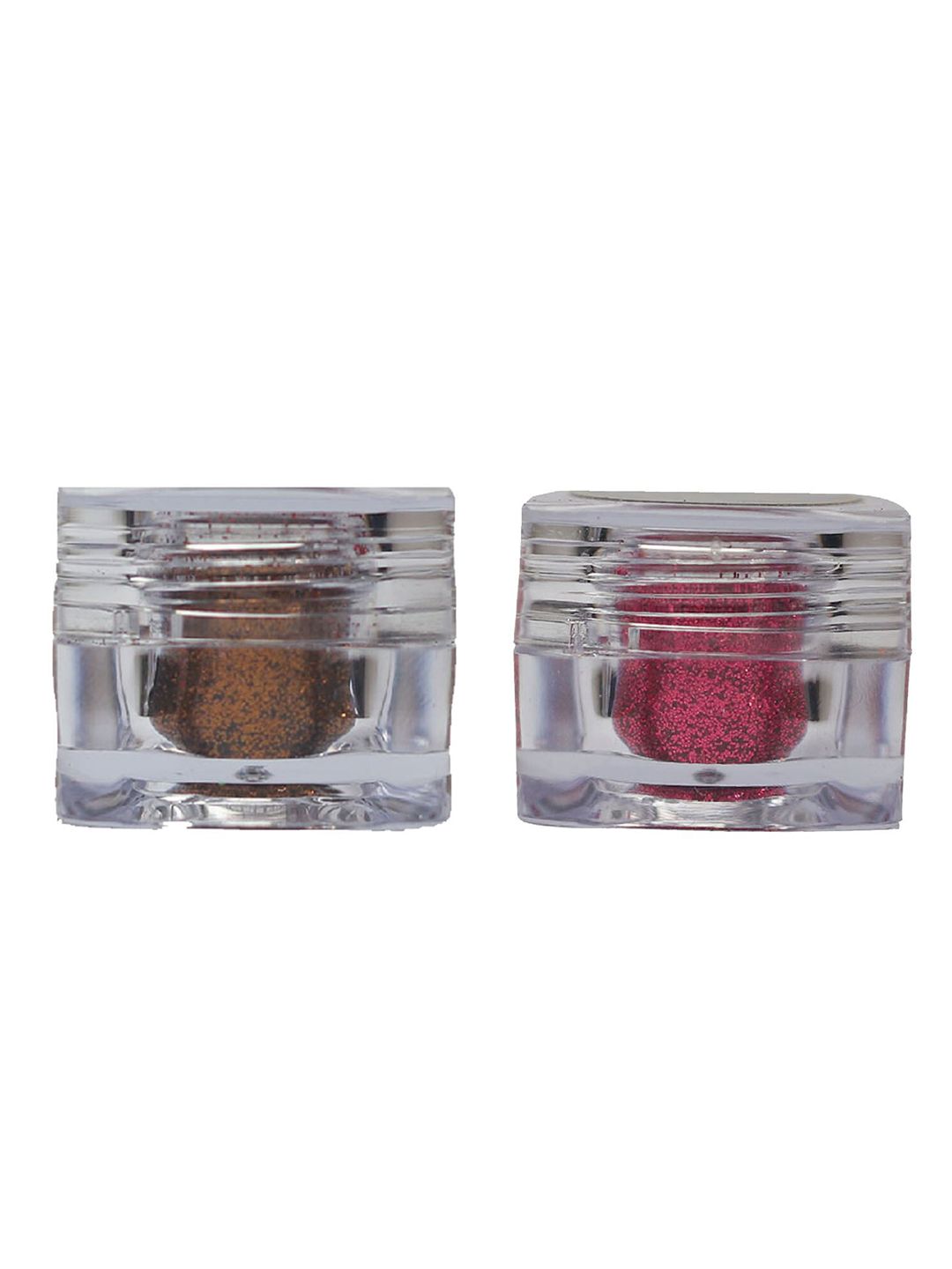 Veoni BELLE Holographic Set Of 2 HD Glitter Eyeshadow-5g Each-Copper 13-Dark Pink 04-image-43
