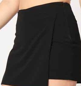 Black A line Mini Skort view 3