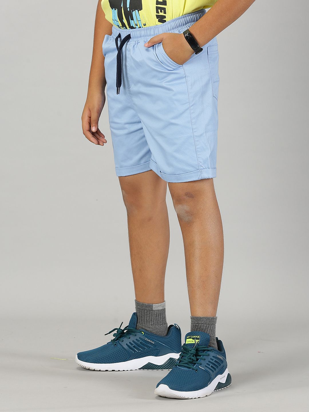 KiddoPanti Boys Mid-Rise Pure Cotton Shorts-picture-41