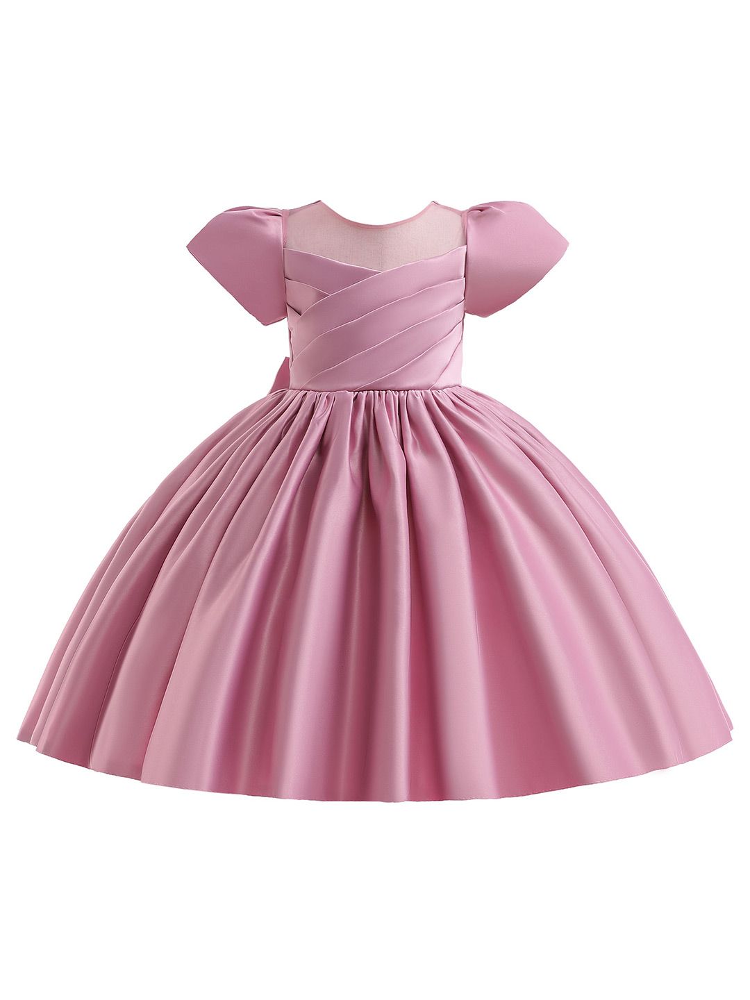 StyleCast Round Neck Short Sleeves Fit & Flare Dress-picture-26