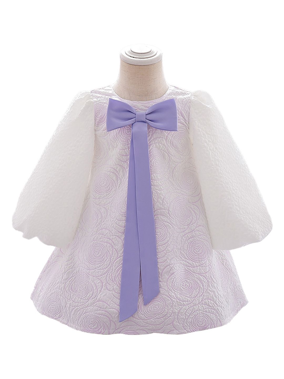 StyleCast Girls Purple Floral A-Line Party Dress-picture-52
