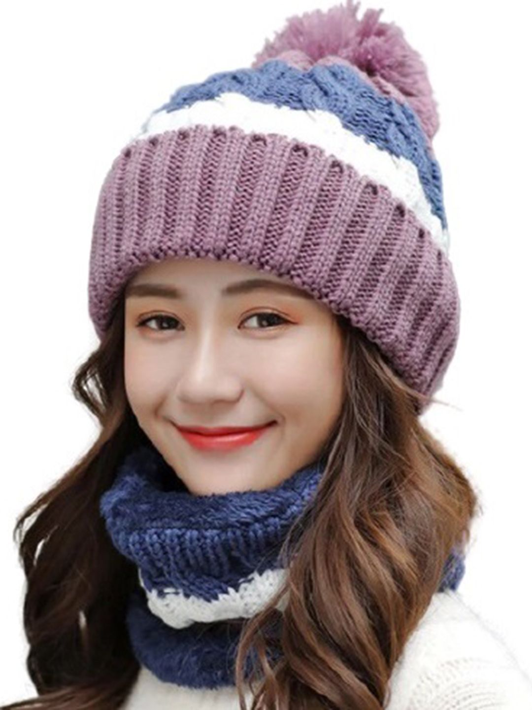 Alexvyan Women Self Design Acrylic Beanie-picture-35