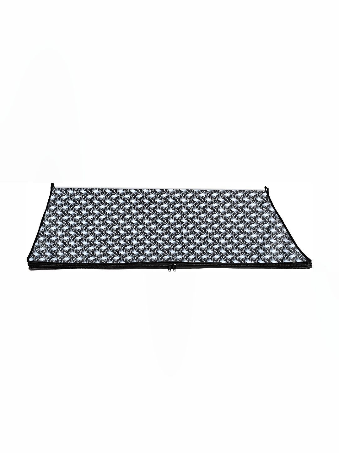 Stylista Black & Grey Geometric Printed Rectangular Floor Mat-image-20