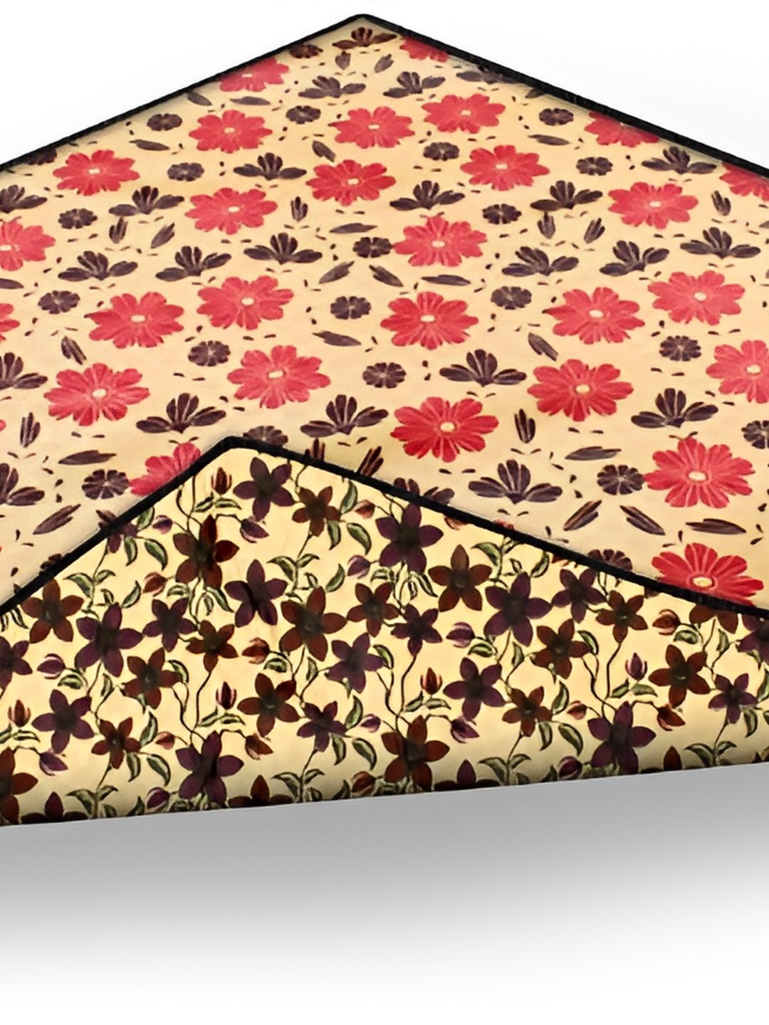 Stylista Yellow & Red Floral Printed Floor Mat-image-31