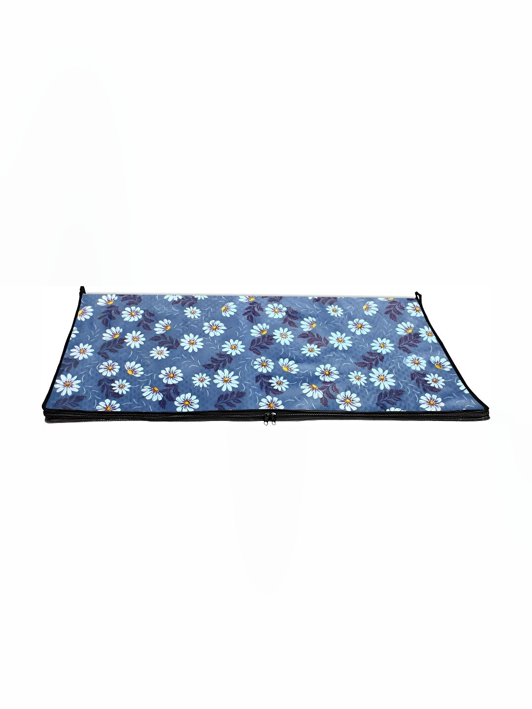 Stylista Blue & White Floral Printed Rectangular Floor Mat-image-35